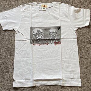 Japanese anime shingeki no kyojin original T-shirt mugshot NWT